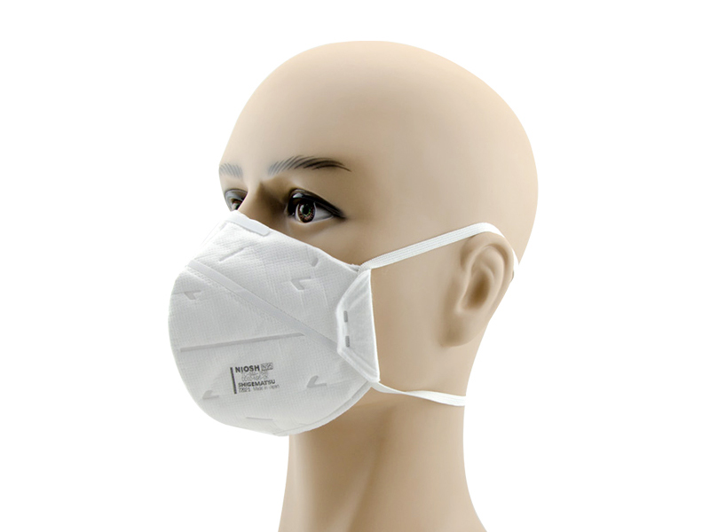 日本重松制作所DD02 N95級(jí)別防粉塵霧霾口罩顆粒物花粉飛沫無閥(圖1)